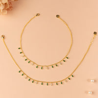Gold Plated Silver Anklets | New Anklet Designs