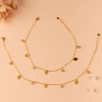 Gold Plated Silver Anklets | Price Friendly Payal Styles
