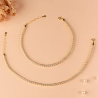Gold Plated Silver Anklets | Wedding & Gift Collection