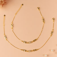 Gold Plated Silver Anklets | Womens Silver Jewellery