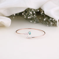 Handcrafted CZ Rose Gold Kada | Elegant Kada| Office Wear