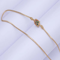 Handcrafted Gold Plated Mugappu for Bridal Looks