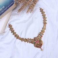 Handcrafted Gold Plated Paper Casting Necklace for Women
