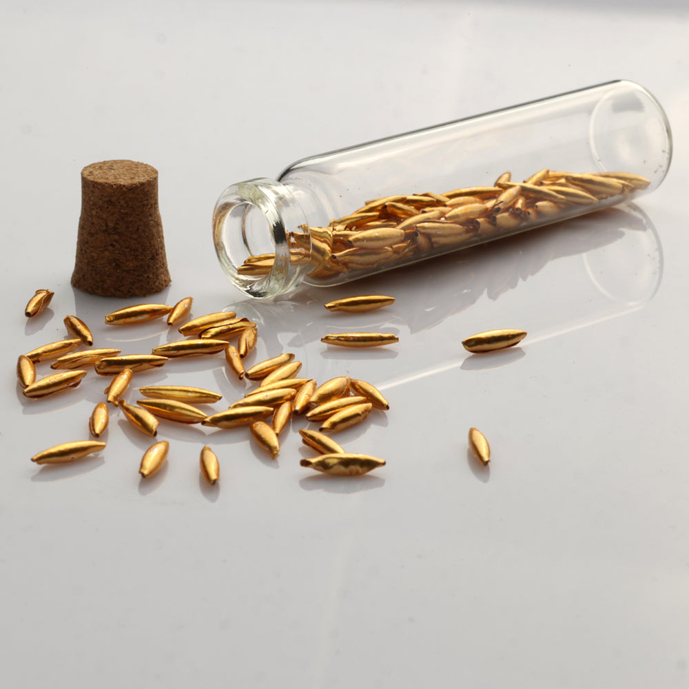 Silver Rice Grain (Gold)