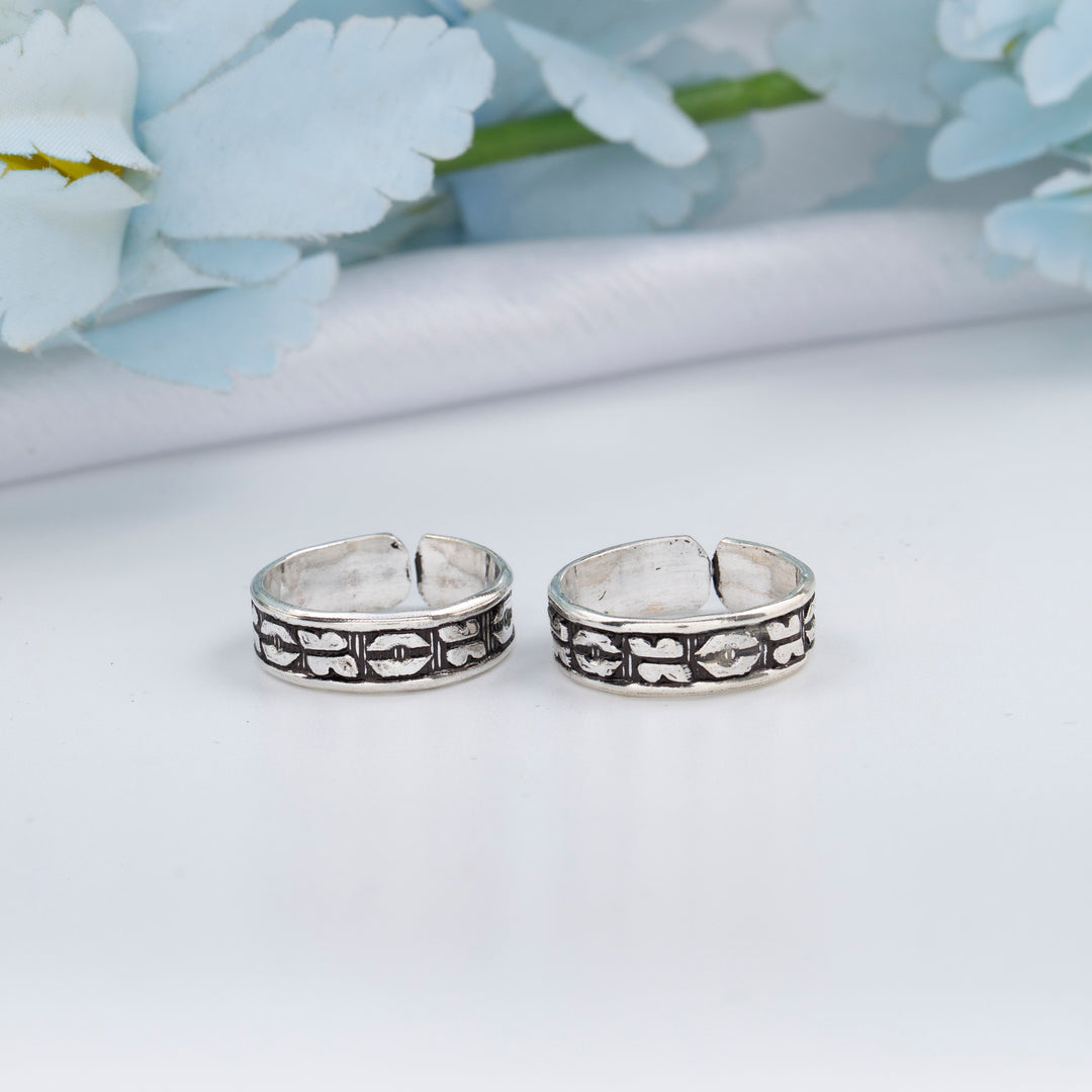 Indian Oxidised Toe Rings for Women/Daily Wear
