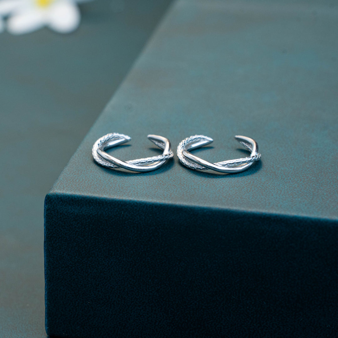 Indian Plain Silver Toe Ring at Chaneira Jewels| Stylish