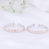 Indian Two Tone Toe Ring for Women/Modern
