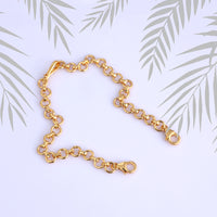 Lightweight Silver Gold Plated Back Chain | Chaneira Jewels