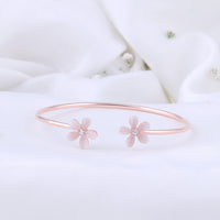 Modern CZ Rose Gold Kada Online | Premium Kada