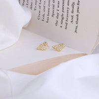 Modern Gold Plated Second Stud Jewellery for Women