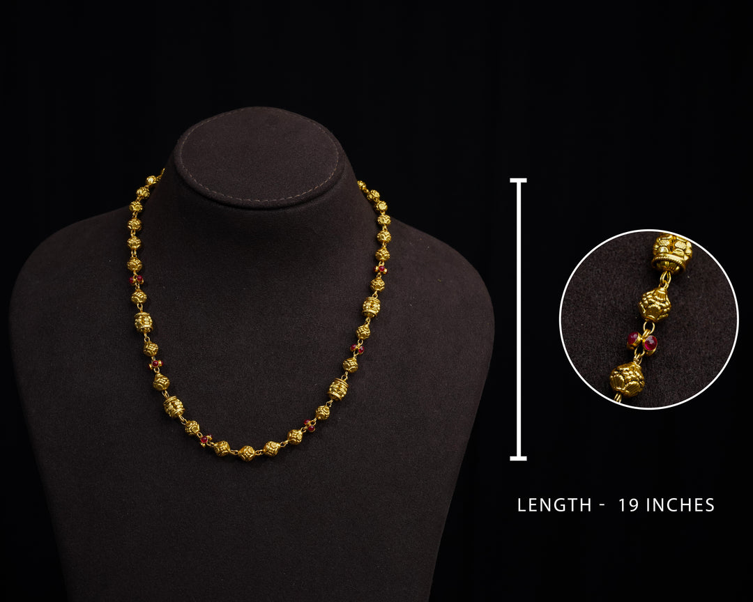 Nagas Malai Gold Plated Chain Design | 92.5 Silver Jewellery