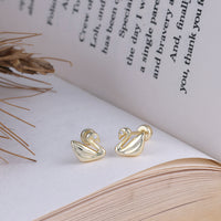 Party Wear Premium Gold Plated Second Stud Earrings