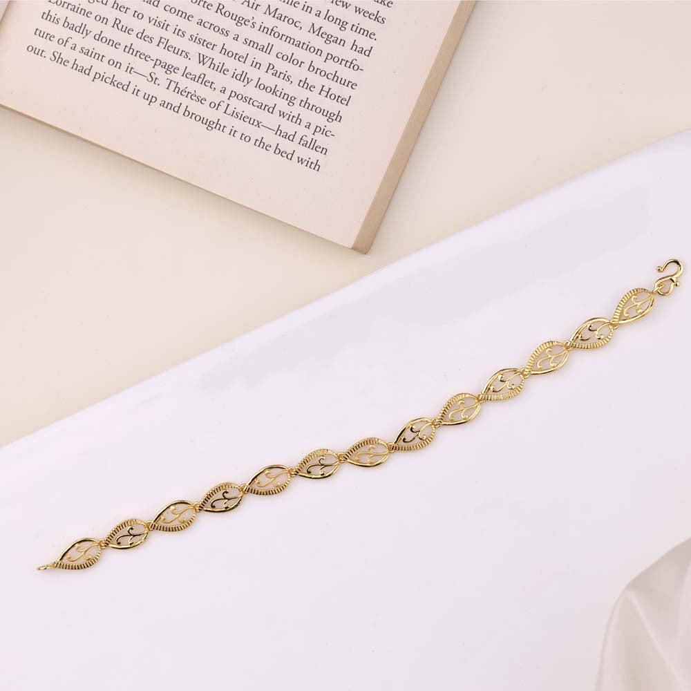 Plain Gold Plated Bracelet for Women| Office Wear