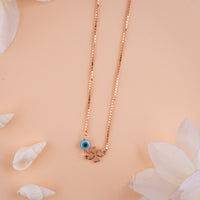 Plain Italian Rose Gold Chain Pendant Set for Women| Daily wear
