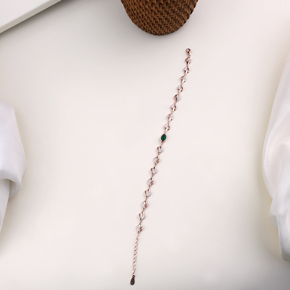 Plain Rose Gold Bracelet Design for Women| Office Wear