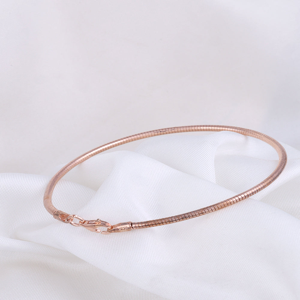 Plain Rose Gold Kada | Chaneira Jewels| Office Wear