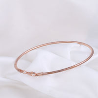 Plain Rose Gold Kada | Chaneira Jewels| Office Wear