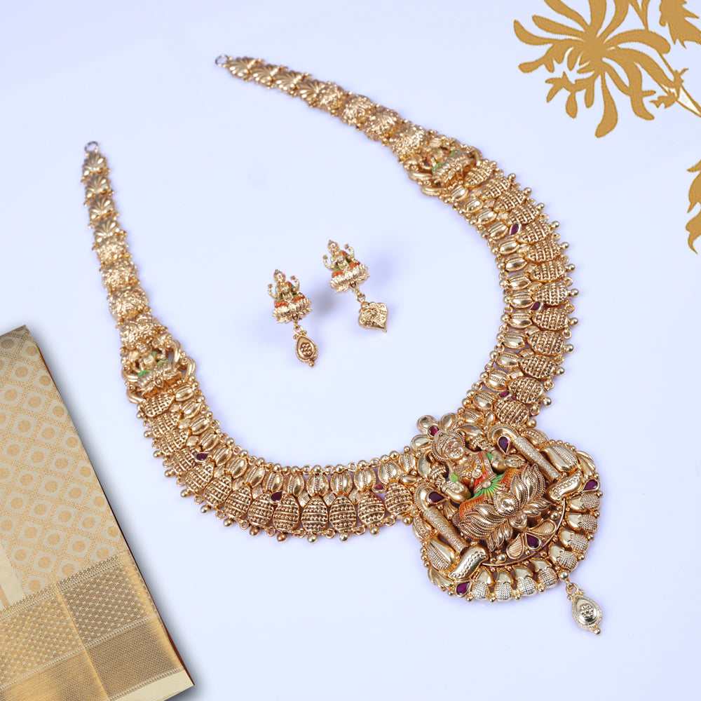 Premium Gold Plated Paper Casting Haram Design