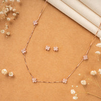 Premium Rose Gold Enamel Chain Design