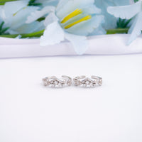 Premium Silver CZ Toe Ring
