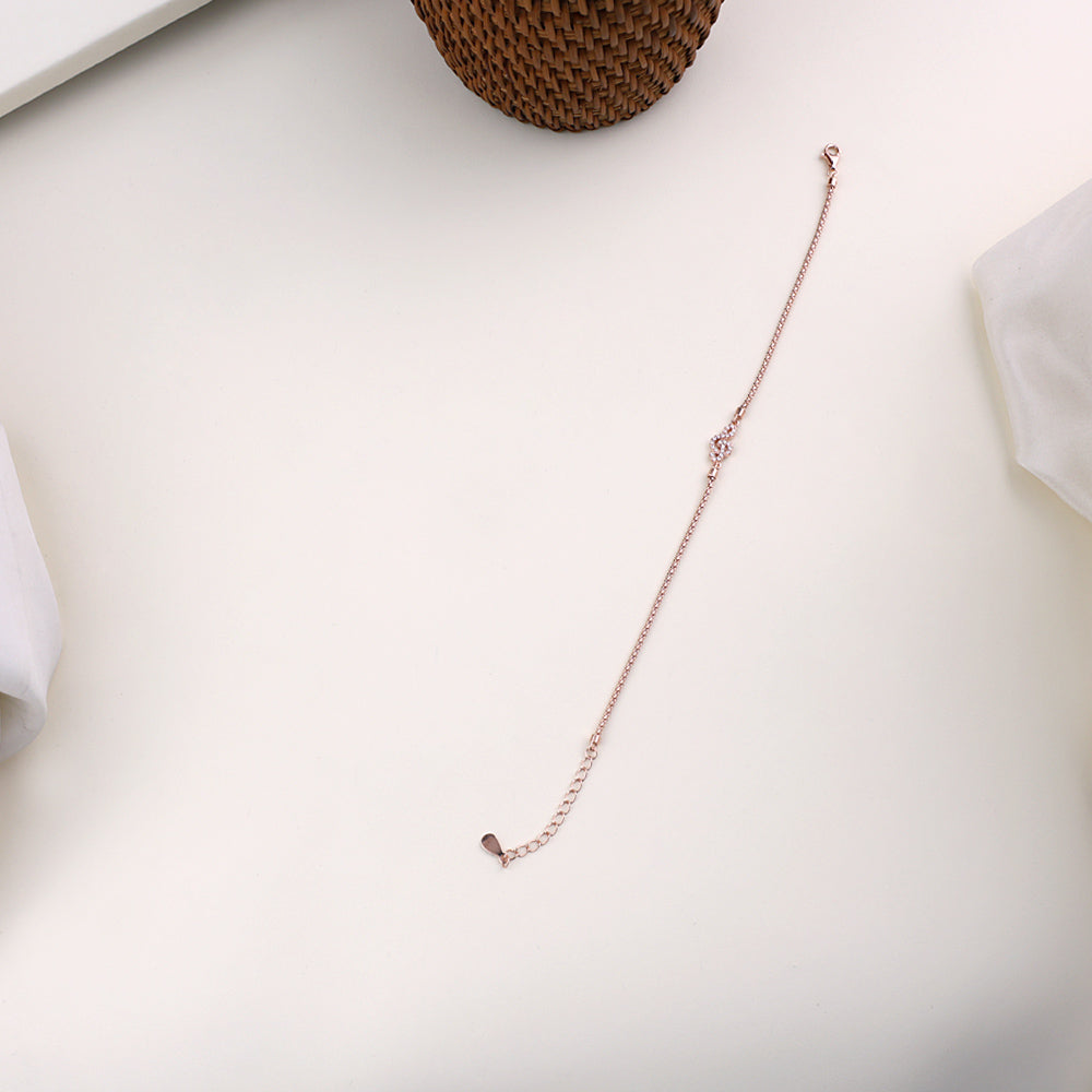 Rose Gold CZ Bracelet | Chaneira Jewels | Minimalist