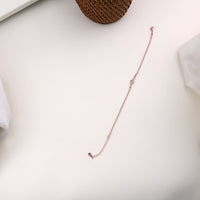 Rose Gold CZ Bracelet | Chaneira Jewels | Minimalist