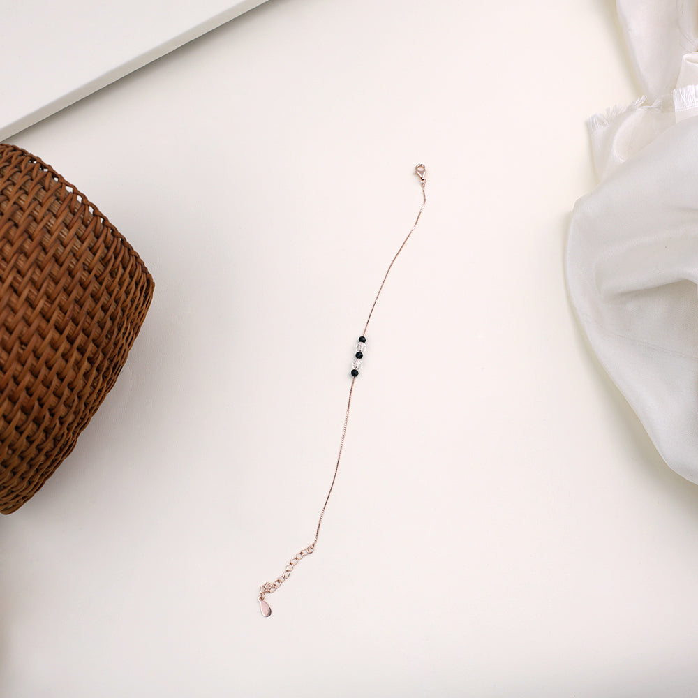 Rose Gold CZ Bracelet for Daily & Festive Wear| Modern