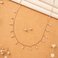 Rose Gold CZ Stone Chain Online