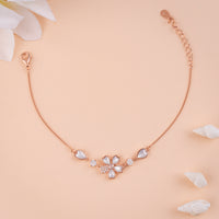 Rose Gold CZ and MOP Bracelet Design for Women | Classic