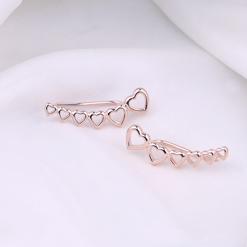 Rose Gold Cuff Earrings Online