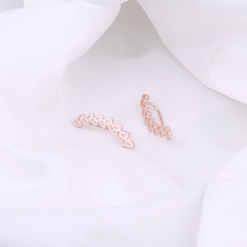 Rose Gold Cuff Earrings Online Online
