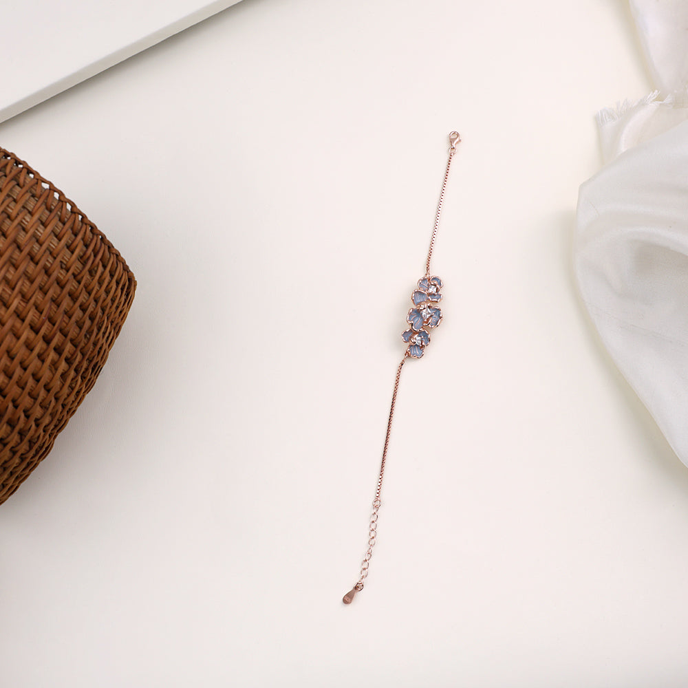 Rose Gold Enamel Bracelet | Chaneira Jewels | Festival Wear