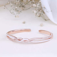 Rose Gold Enamel Kada | Premium Kada for Women| Styles