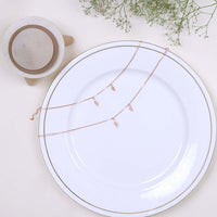 Rose Gold Silver Anklets | Pure 92.5 Silver Finish