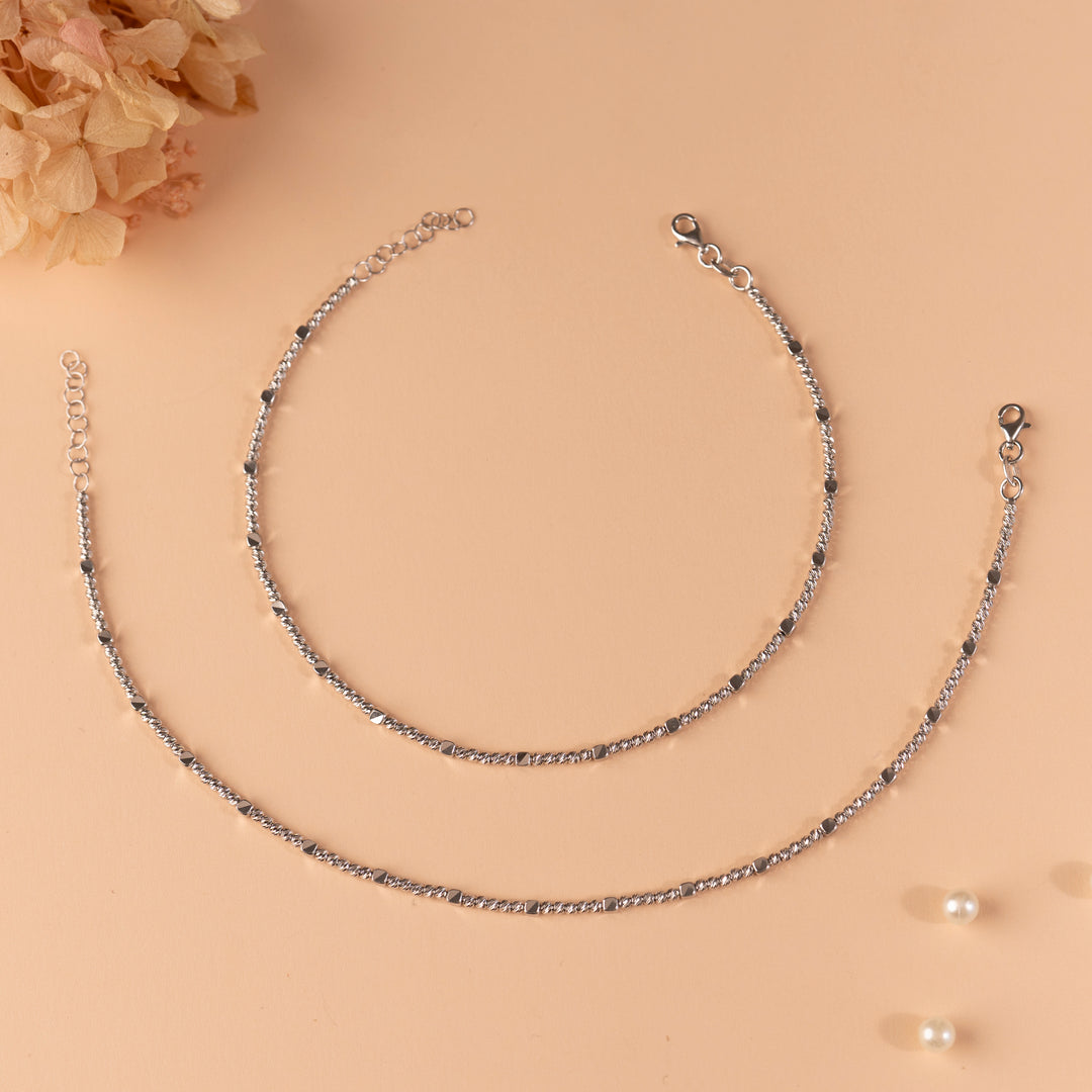 Shop Anklets for Women | 92.5 Hallmarked Silver