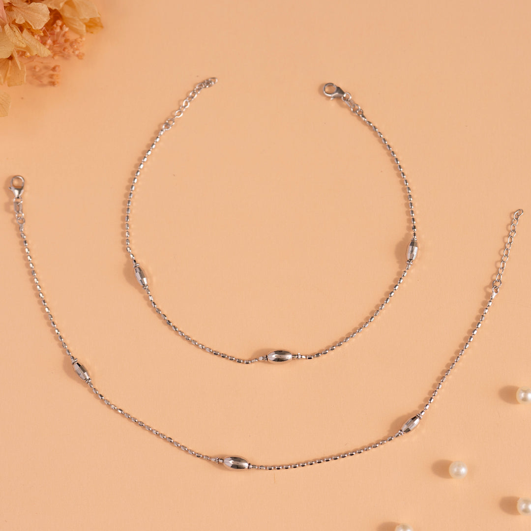 Shop Anklets for Women | Handcrafted Silver Jewellery