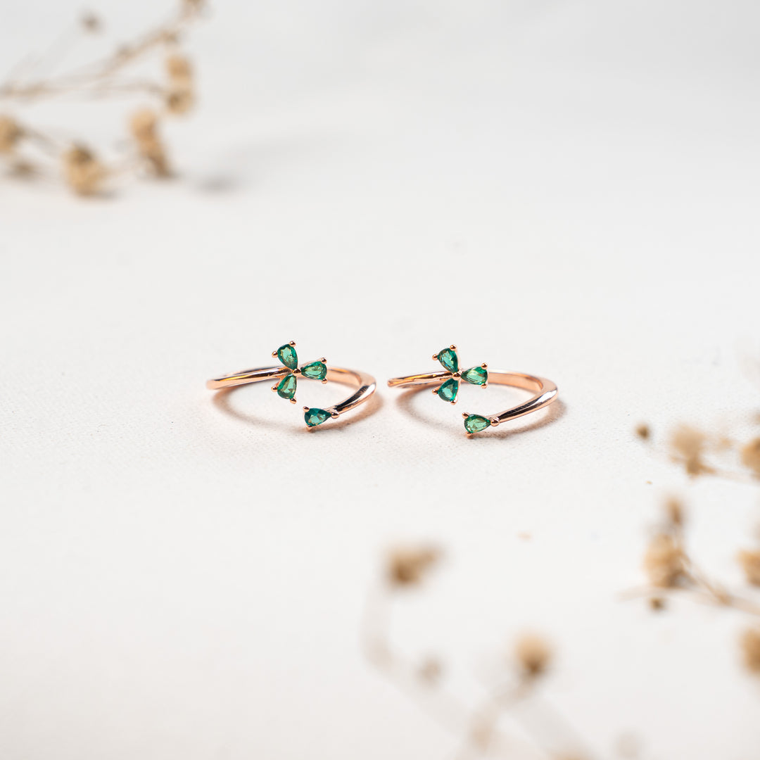Shop CZ Rose Gold Toe Ring Online
