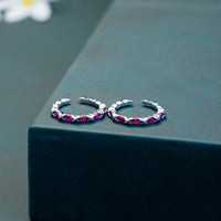 Shop CZ Stone Silver Toe Ring Online
