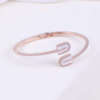 Shop Classic Enamel Rose Gold Kada Online | 92.5 Silver
