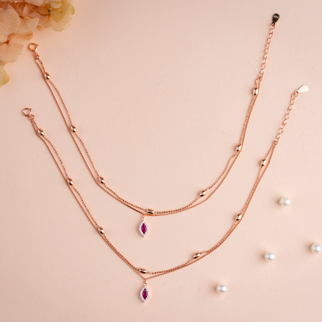 Shop Rose Gold Payal | Bridal &amp; Daily Styles