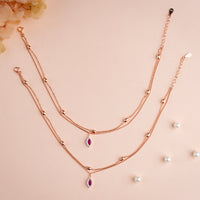 Shop Rose Gold Payal | Bridal & Daily Styles