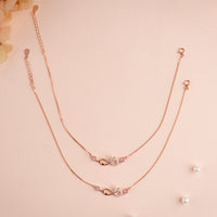 Shop Rose Gold Payal | Modern Payal Styles