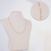 Shop Silver 2 Layer Gold Plated Pearl Chain in Coimbatore & Chennai
