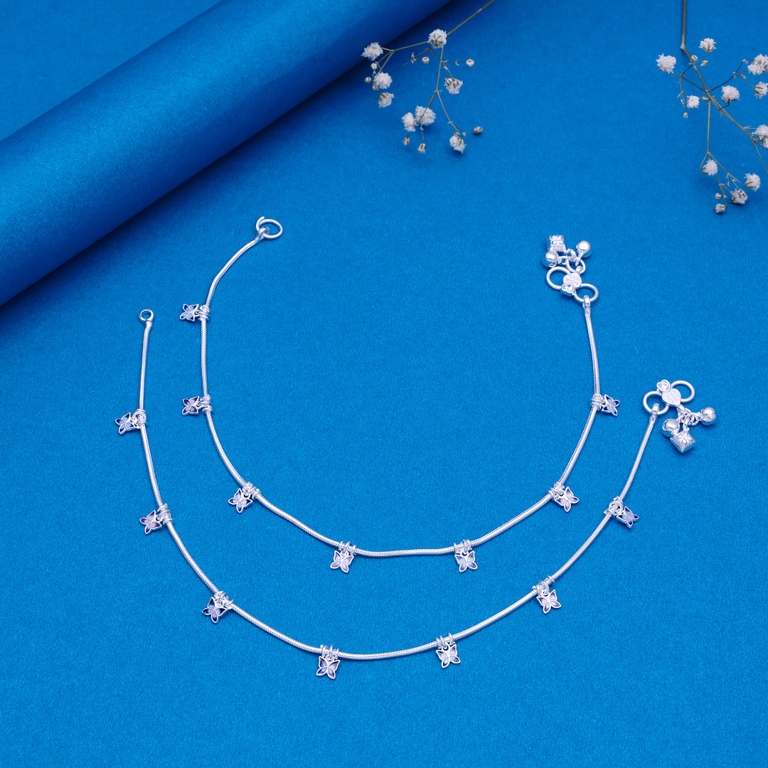 Silver Anklets for Women | Daily Wear Payal Designs