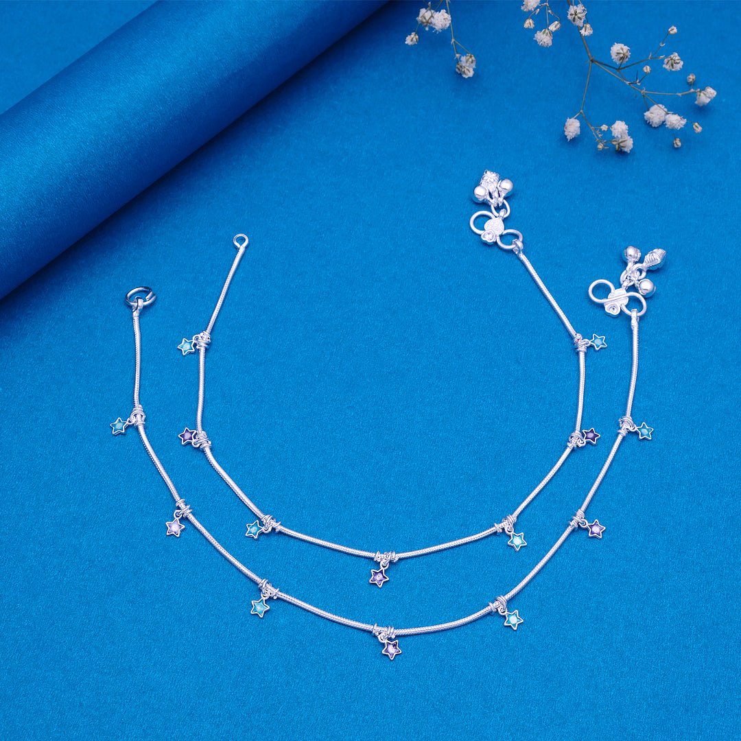 Silver Anklets for Women | Handcrafted Silver Jewellery