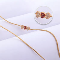 Silver Beautiful Gold Plated Mugappu for Office & Festive Wears