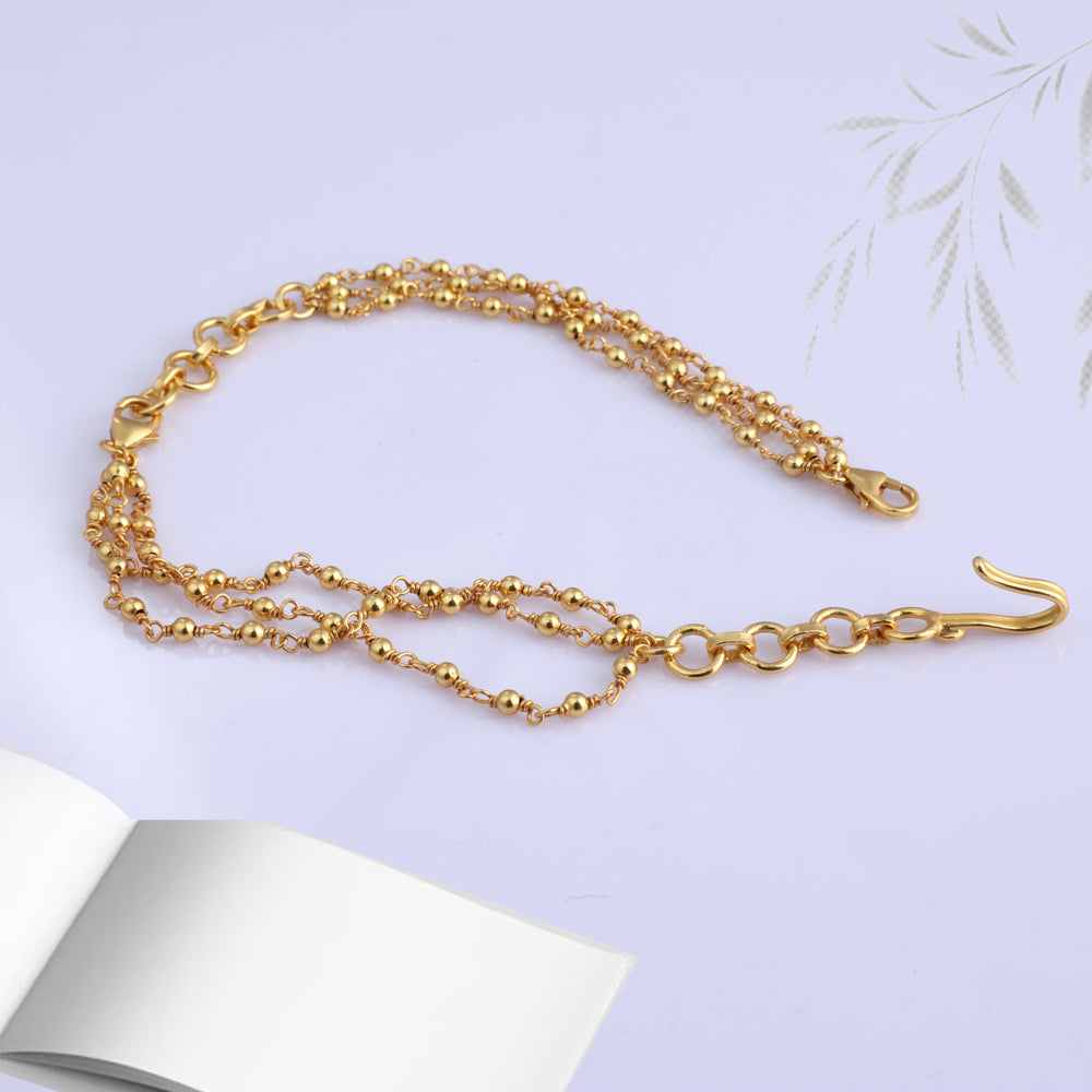 Silver Gold Plated Back Chain | Daily Wear Chain