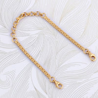 Silver Gold Plated Back Chain Design for Women