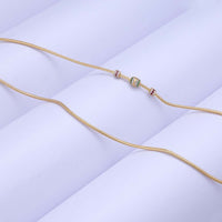 Silver Gold Plated Mugappu for Chain Styling