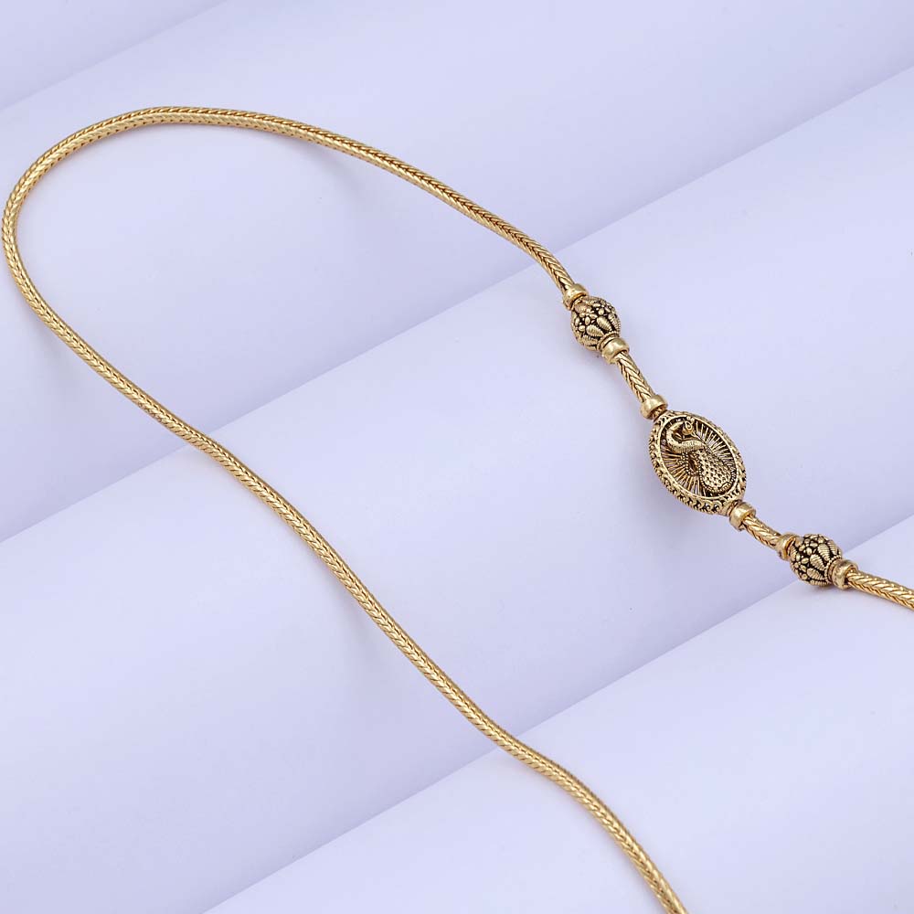 Silver Gold Plated Mugappu for Daily & Function Wears